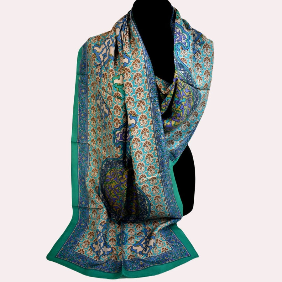 Esarfa-Sal din 100% Matase Naturala (Heavy Silk - Matase Naturala Habotai) ->Cod: M47 - esarfa sal din matase naturala