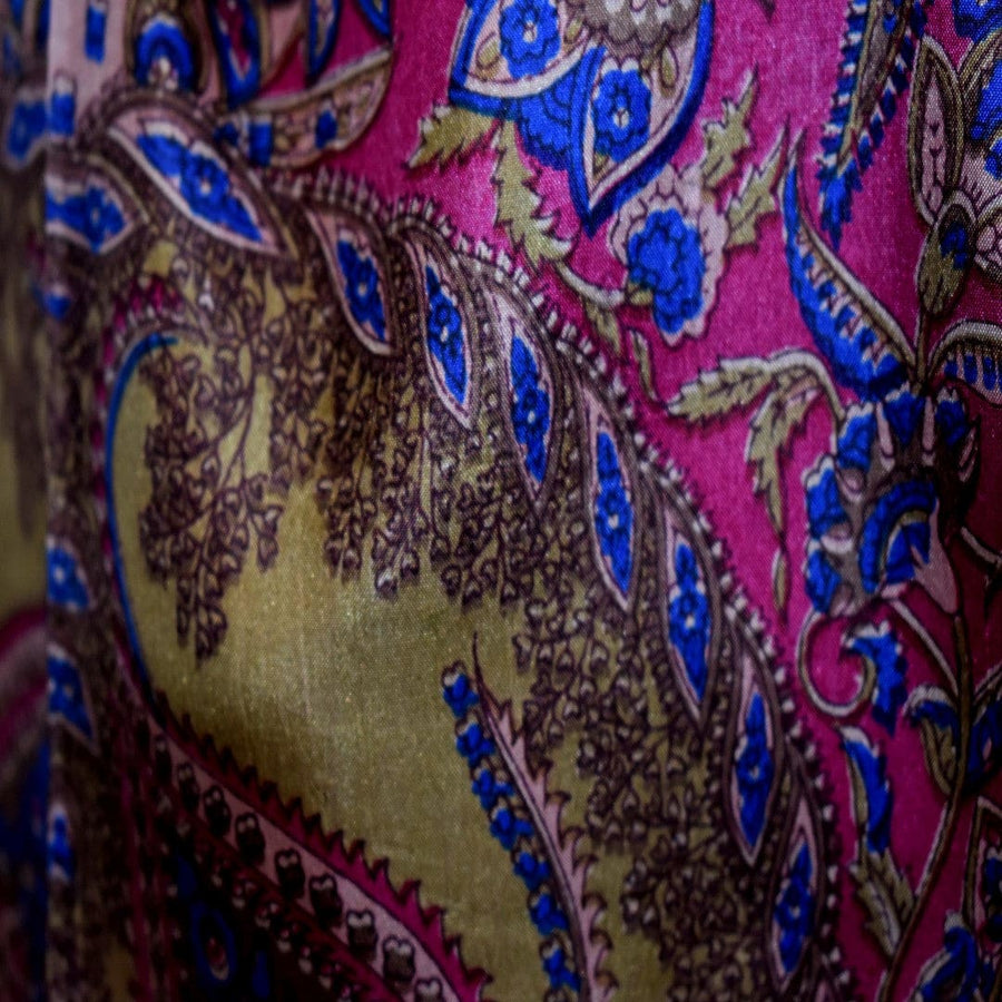 Esarfa-Sal din 100% Matase Naturala (Heavy Silk - Matase Naturala Habotai) ->Cod: M48 - esarfa sal din matase naturala Varanasi