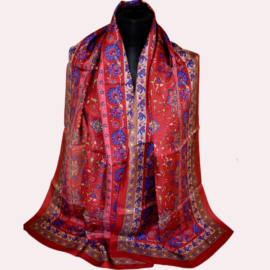 Esarfa-Sal din 100% Matase Naturala (Heavy Silk - Matase Naturala Habotai) ->Cod: M49 - esarfa sal din matase naturala