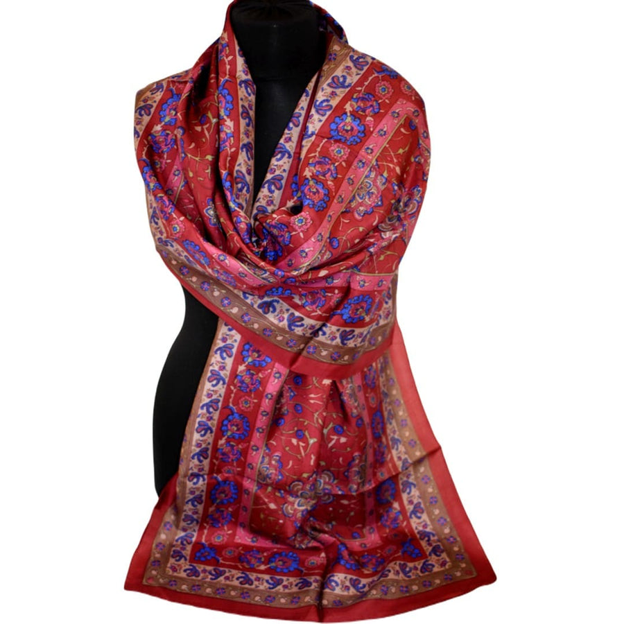 Esarfa-Sal din 100% Matase Naturala (Heavy Silk - Matase Naturala Habotai) ->Cod: M49 - esarfa sal din matase naturala