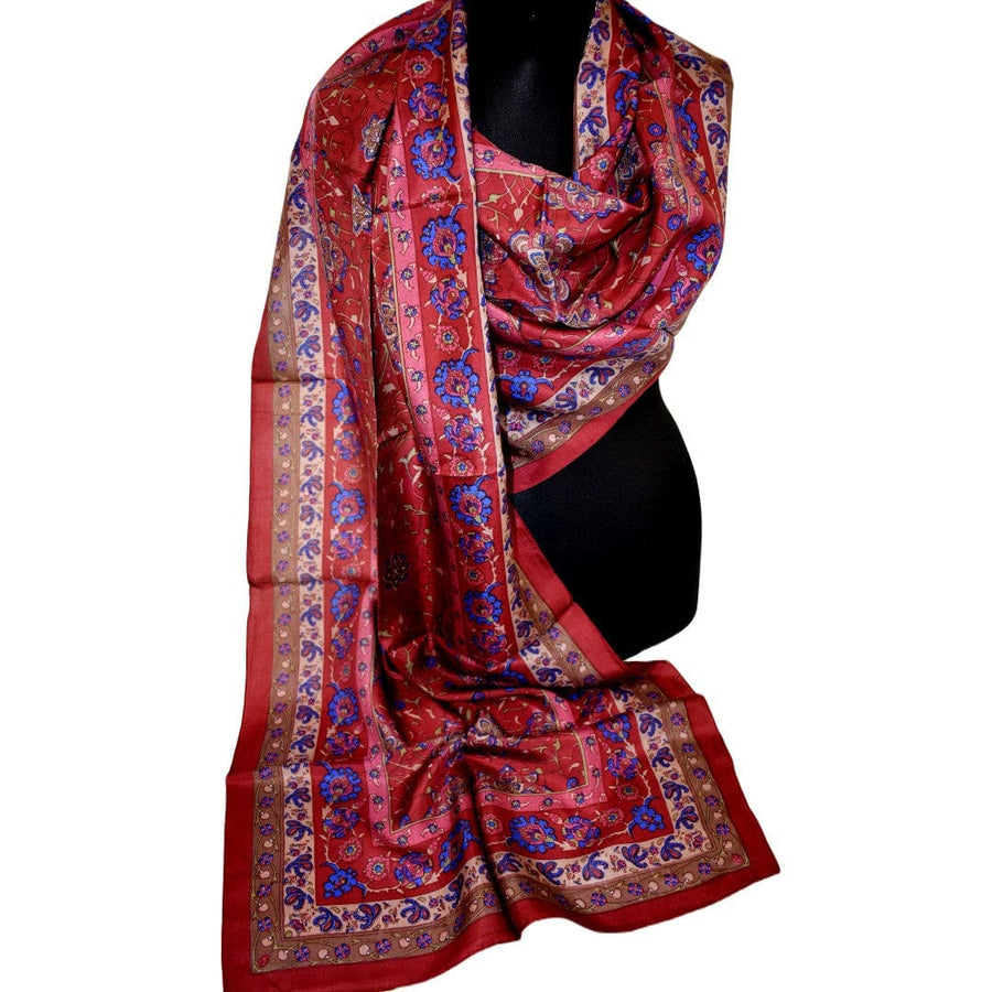Esarfa-Sal din 100% Matase Naturala (Heavy Silk - Matase Naturala Habotai) ->Cod: M49 - esarfa sal din matase naturala