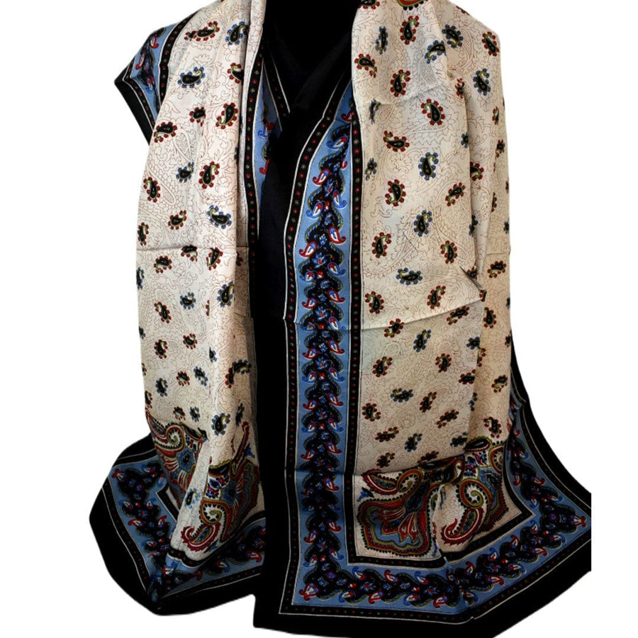 Esarfa-Sal din 100% Matase Naturala (Heavy Silk - Matase Naturala Habotai) ->Cod: M52 - esarfa sal din matase naturala