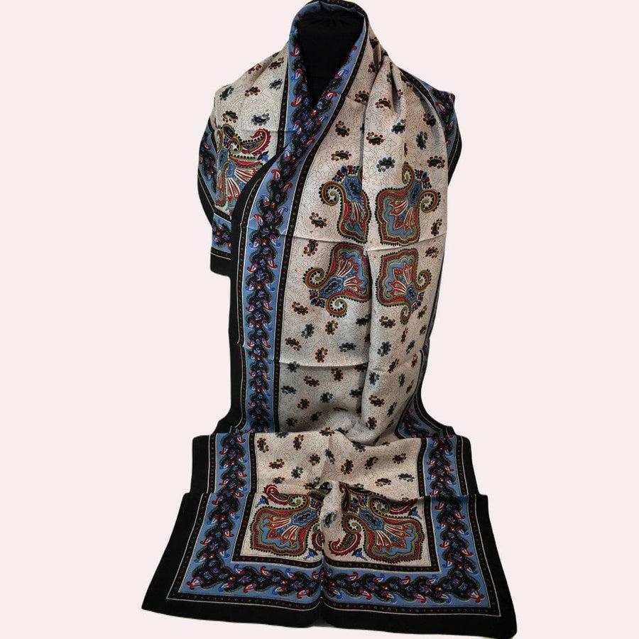 Esarfa-Sal din 100% Matase Naturala (Heavy Silk - Matase Naturala Habotai) ->Cod: M52 - esarfa sal din matase naturala
