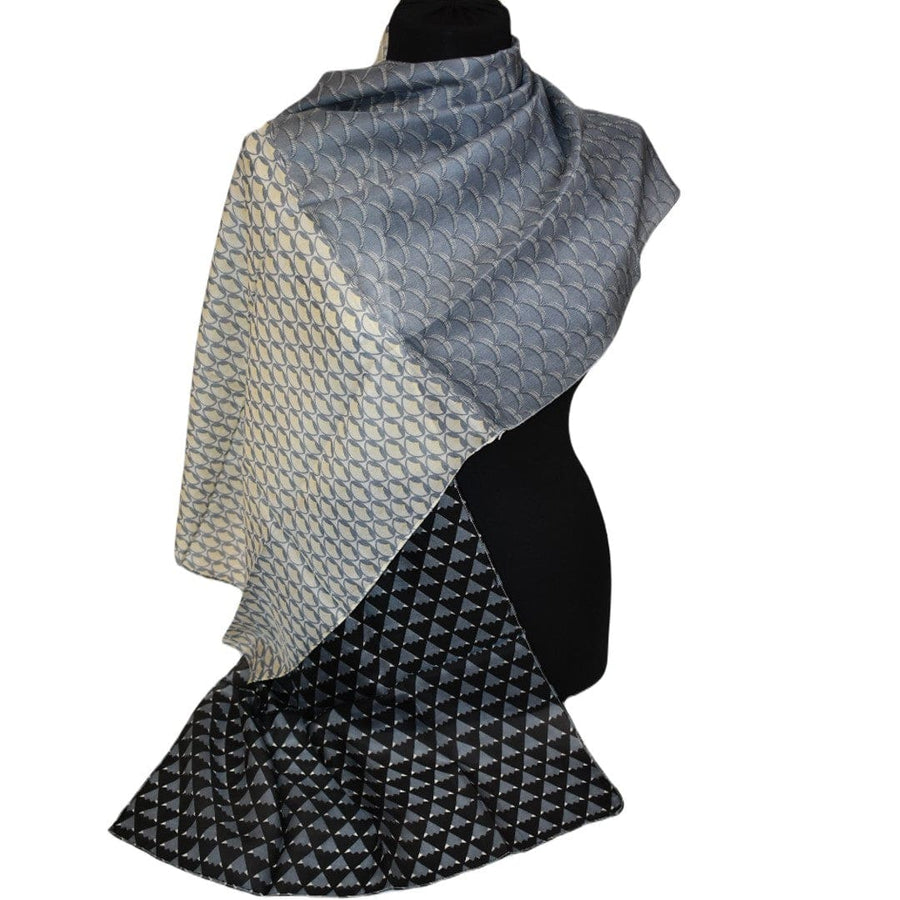 Esarfa-Sal din 100% Matase Naturala (Tabby Silk - Matase Naturala Tabby) ->Cod: Tabby02 - esarfa matase naturala tabby