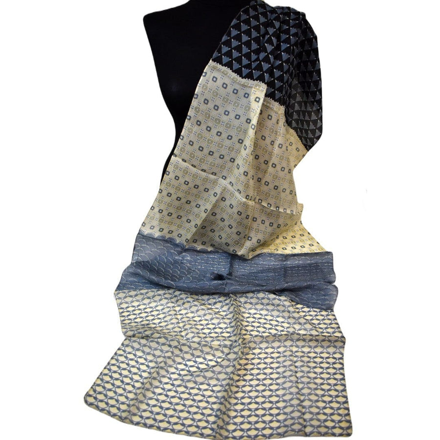 Esarfa-Sal din 100% Matase Naturala (Tabby Silk - Matase Naturala Tabby) ->Cod: Tabby02 - esarfa matase naturala tabby