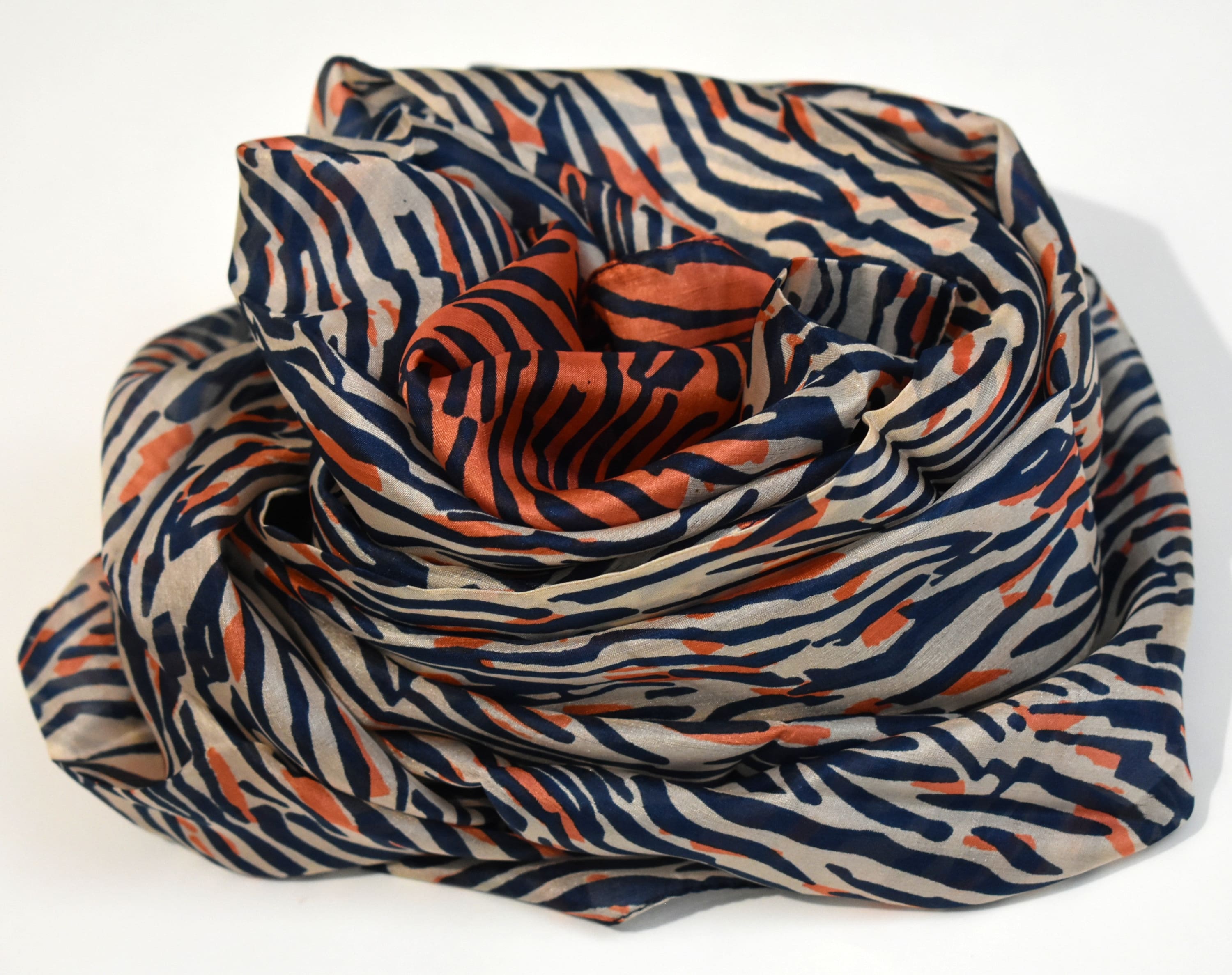 Esarfa-Sal din 100% Matase Naturala (Tabby Silk - Matase Naturala Tabby) ->Cod:Tab11