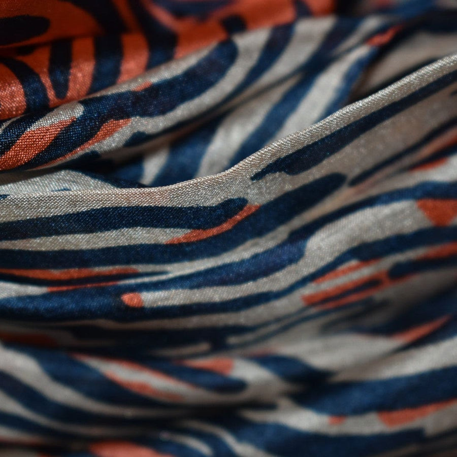 Esarfa-Sal din 100% Matase Naturala (Tabby Silk - Matase Naturala Tabby) ->Cod:Tab11