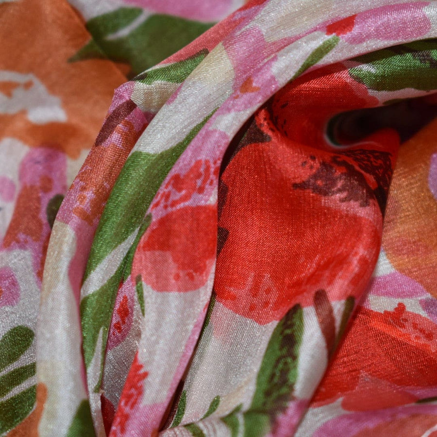 Esarfa-Sal din 100% Matase Naturala (Tabby Silk - Matase Naturala Tabby) ->Cod:Tab8 - Esarfa-Sal din Matase Naturala