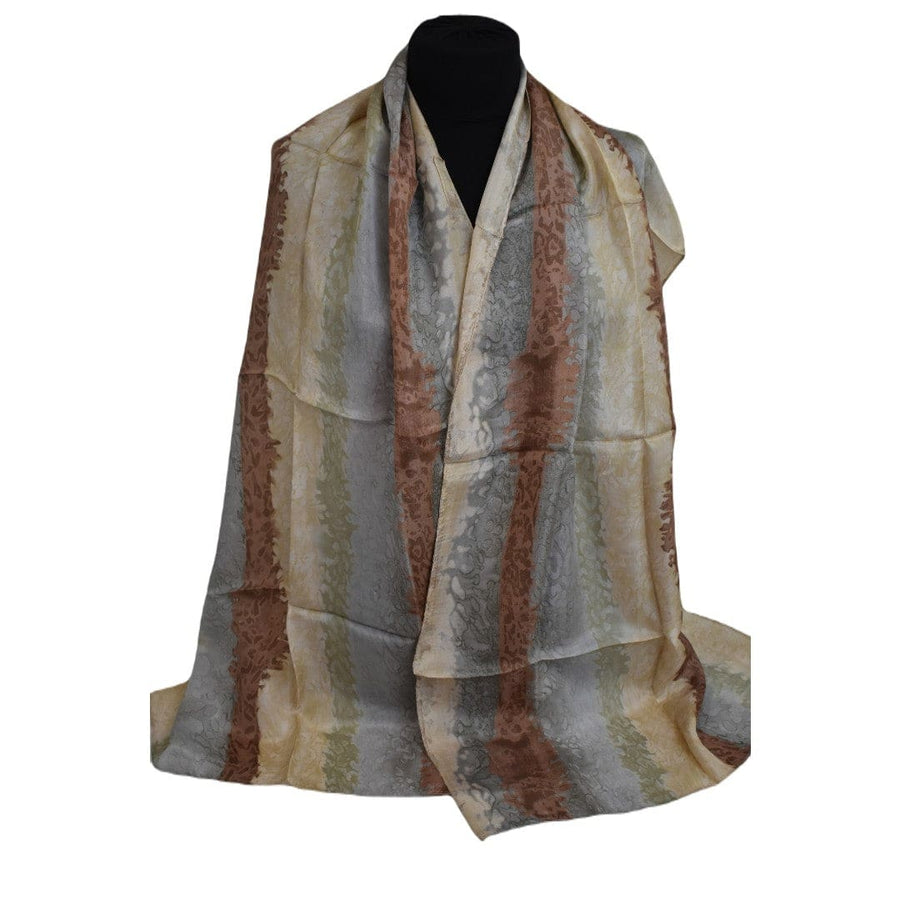 Esarfa-Sal din 100% Matase Naturala (Tabby Silk - Matase Naturala Tabby) -TAB18 - Esarfe de Matase Naturala
