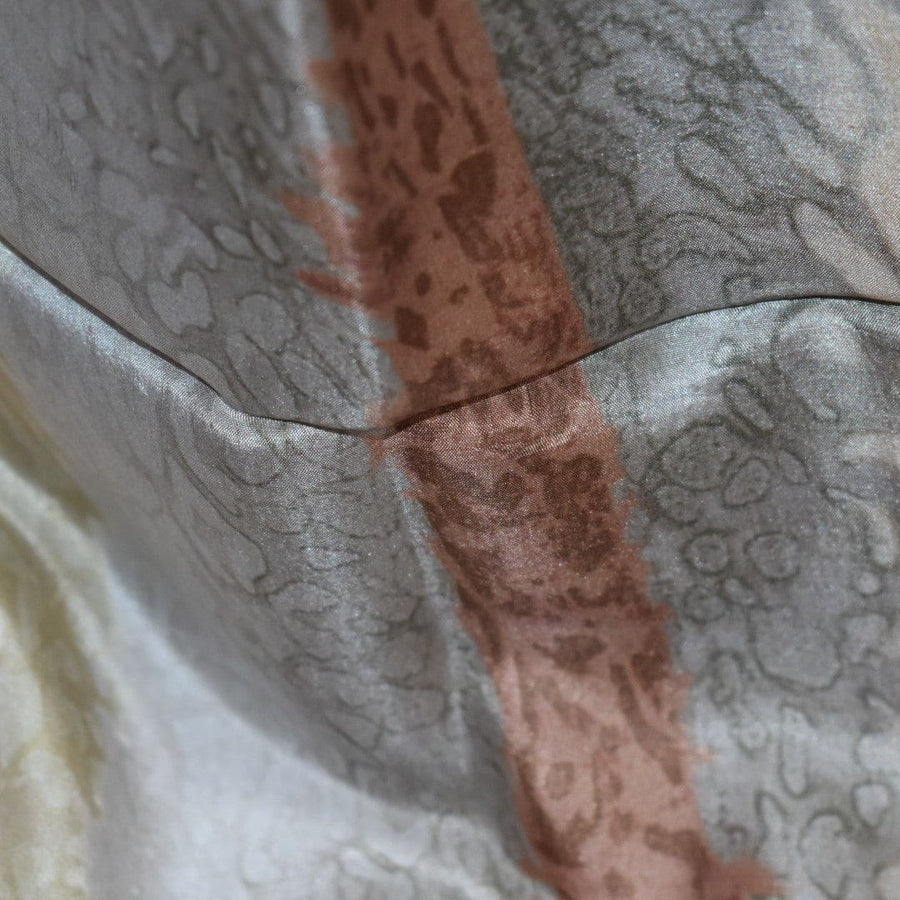 Esarfa-Sal din 100% Matase Naturala (Tabby Silk - Matase Naturala Tabby) -TAB18 - Esarfe de Matase Naturala
