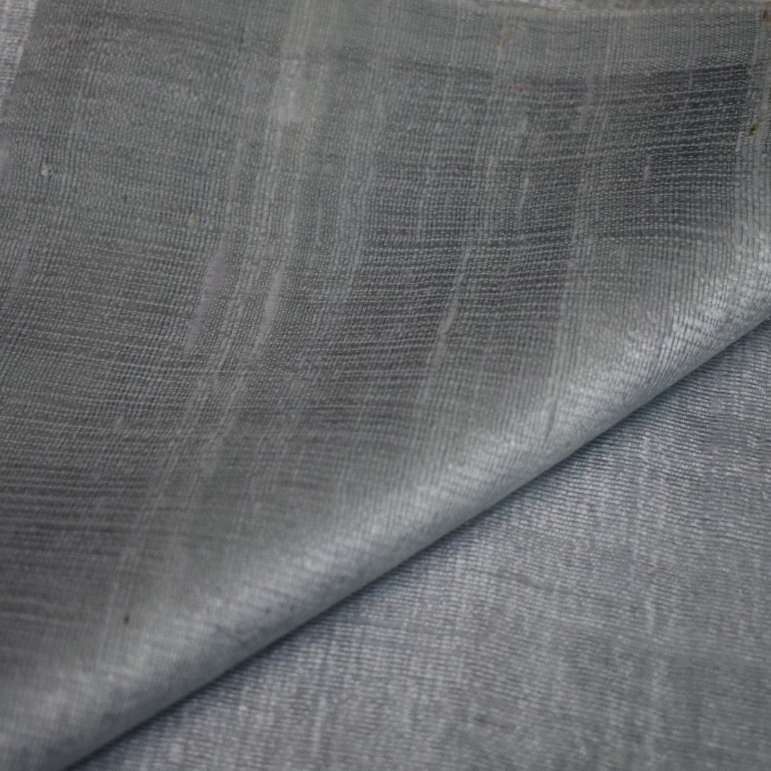 Esarfa-Sal din Matase Naturala Dupioni Raw Silk - Blue Gray -> Cod: DupionSilk7 - esarfa sal din matase naturala dupioni raw silk