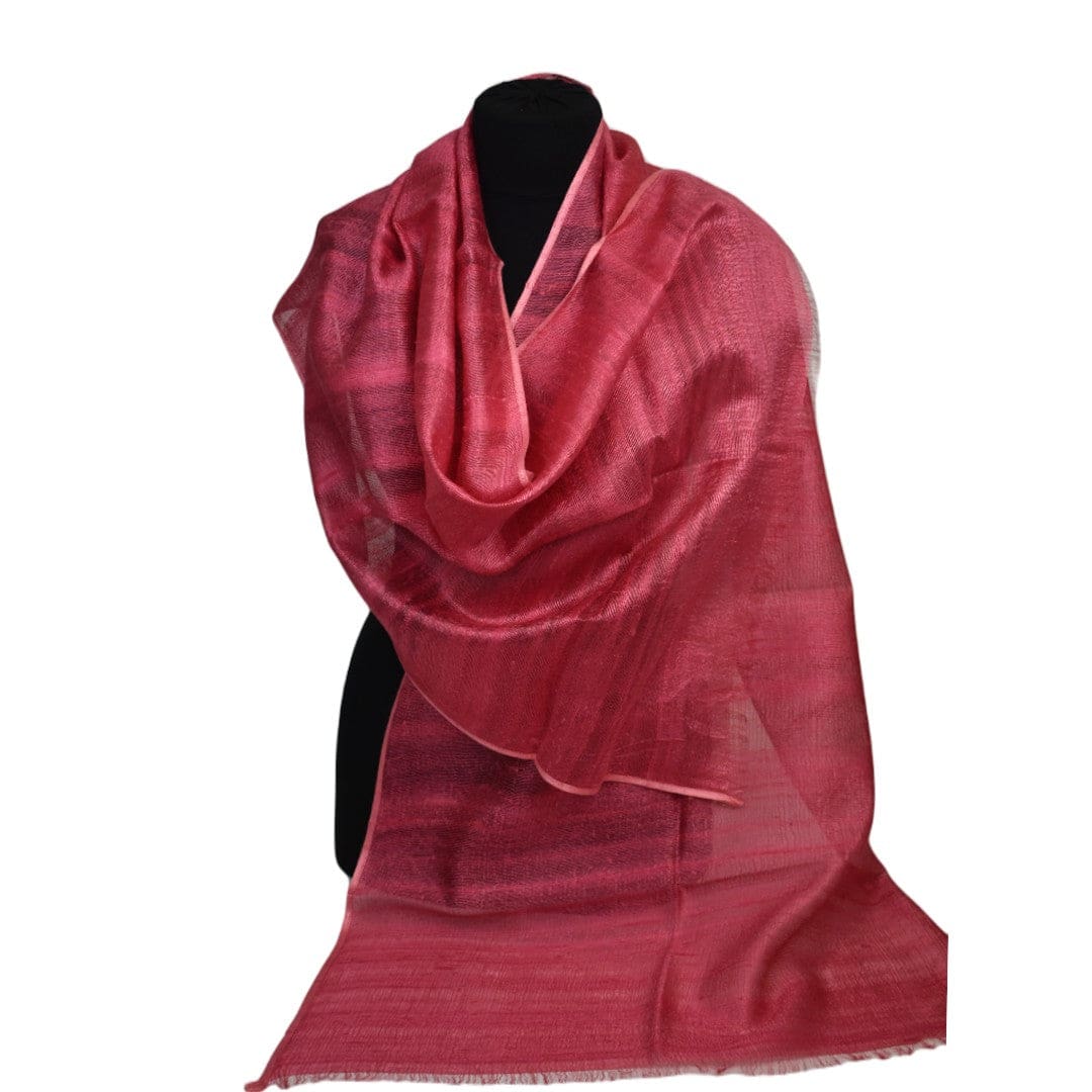 Esarfa-Sal din Matase Naturala Dupioni Raw Silk - Rose Bud -> Cod: Dupioni10 - esarfa sal din matase naturala dupioni raw silk