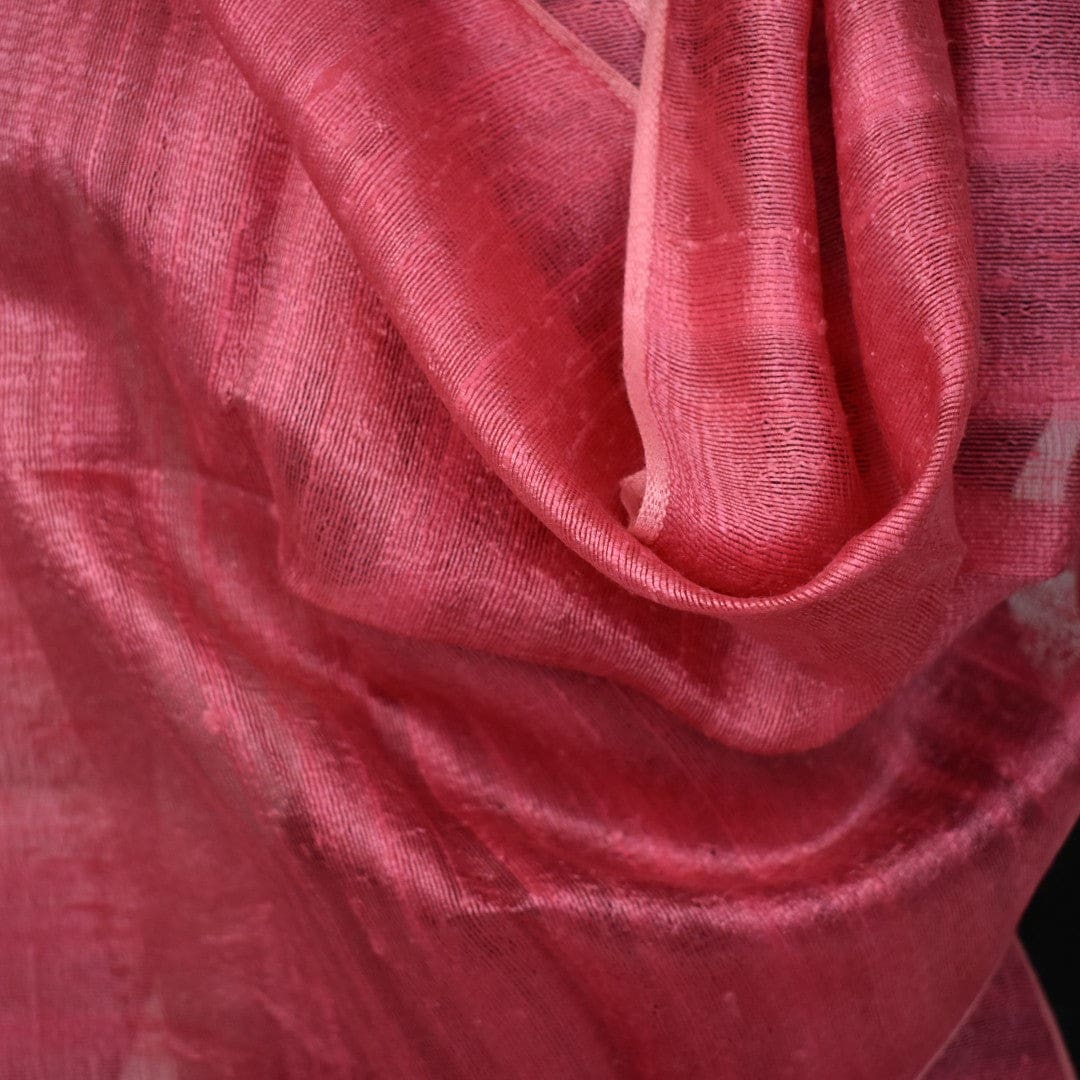 Esarfa-Sal din Matase Naturala Dupioni Raw Silk - Rose Bud -> Cod: Dupioni10 - esarfa sal din matase naturala dupioni raw silk