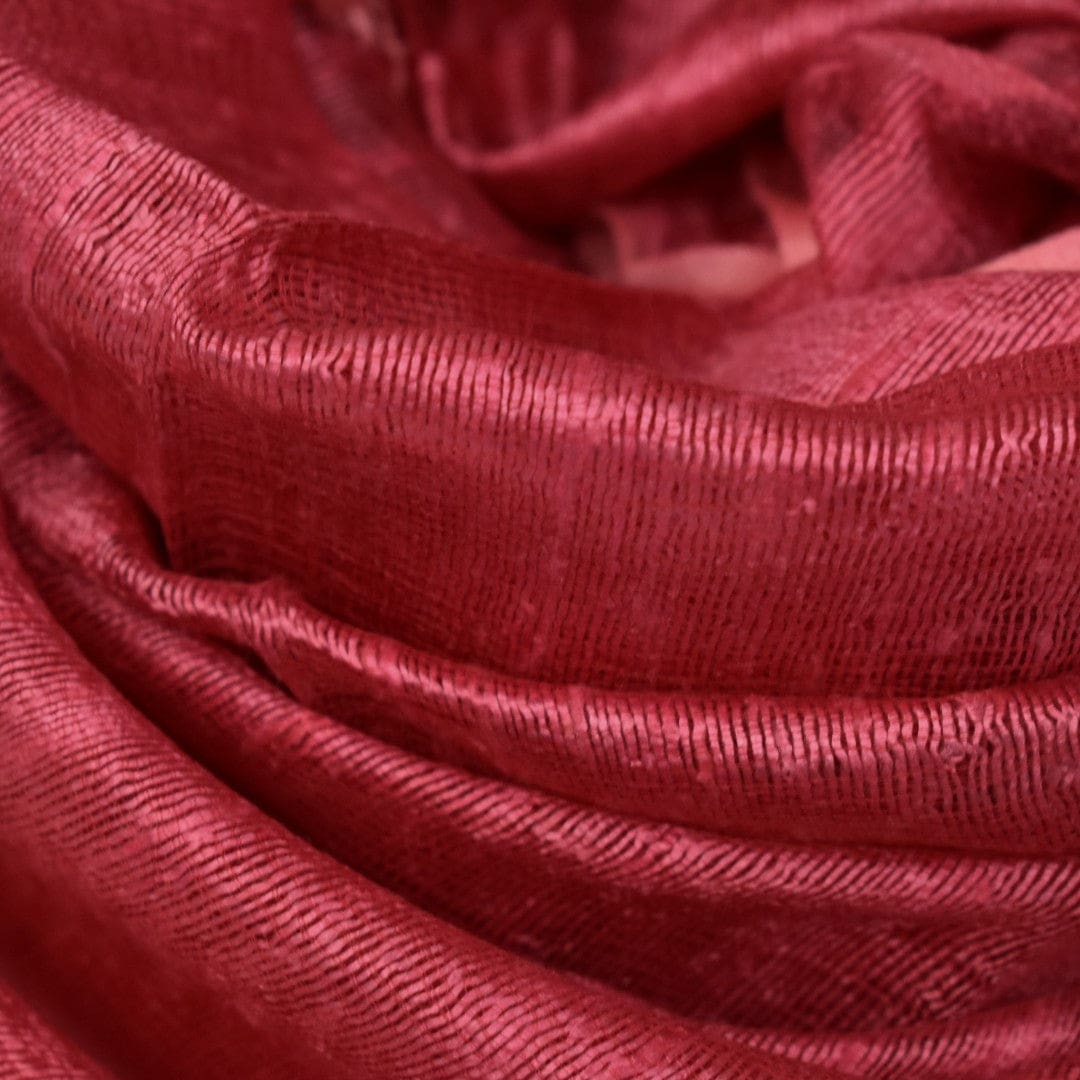 Esarfa-Sal din Matase Naturala Dupioni Raw Silk - Rose Bud -> Cod: Dupioni10 - esarfa sal din matase naturala dupioni raw silk
