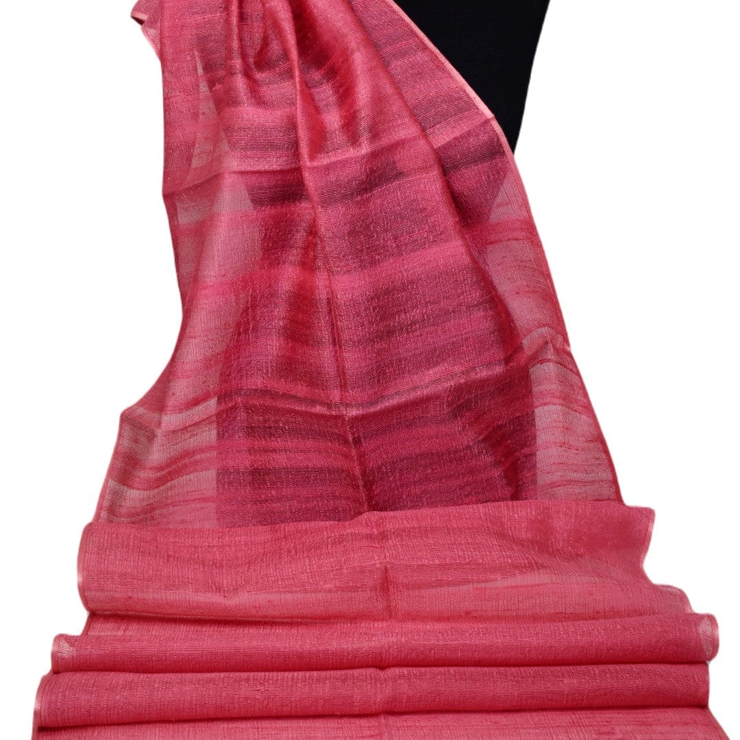 Esarfa-Sal din Matase Naturala Dupioni Raw Silk - Rose Bud -> Cod: Dupioni10 - esarfa sal din matase naturala dupioni raw silk