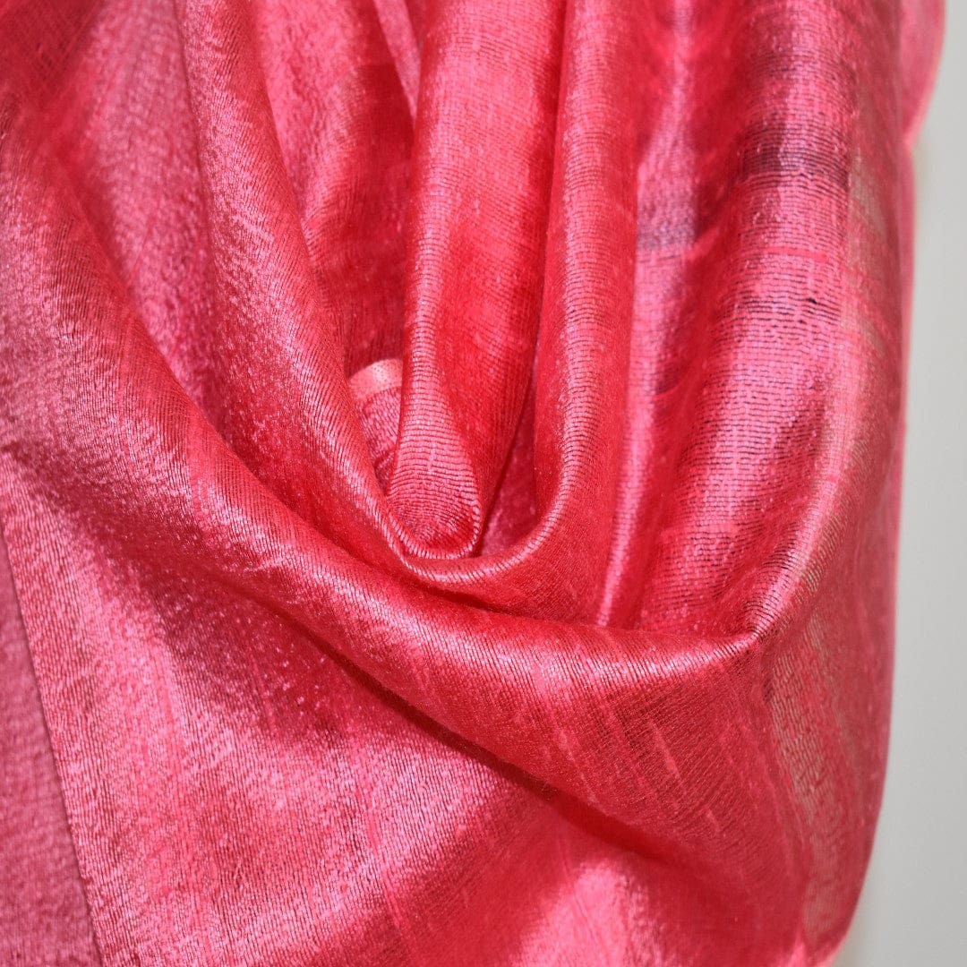 Esarfa-Sal din Matase Naturala Dupioni Raw Silk - Rose Bud -> Cod: Dupioni10 - esarfa sal din matase naturala dupioni raw silk