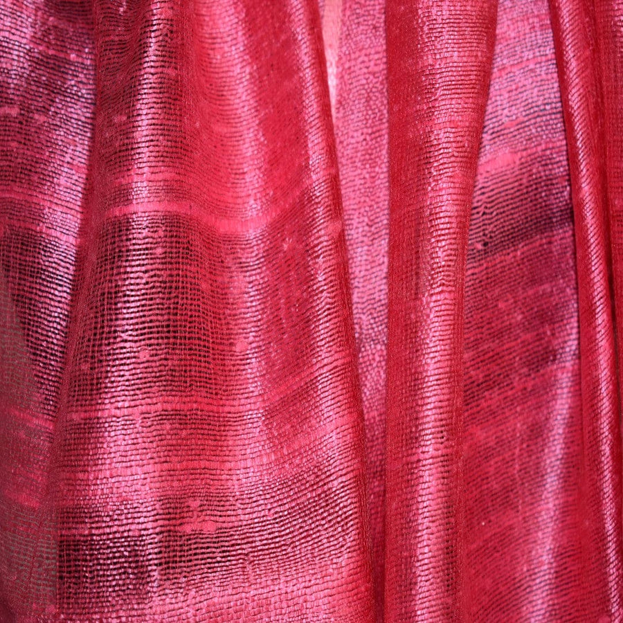 Esarfa-Sal din Matase Naturala Dupioni Raw Silk - Rose Bud -> Cod: Dupioni10 - esarfa sal din matase naturala dupioni raw silk