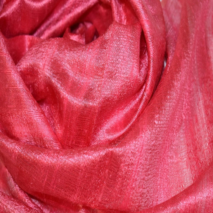 Esarfa-Sal din Matase Naturala Dupioni Raw Silk - Rose Bud -> Cod: Dupioni10 - esarfa sal din matase naturala dupioni raw silk