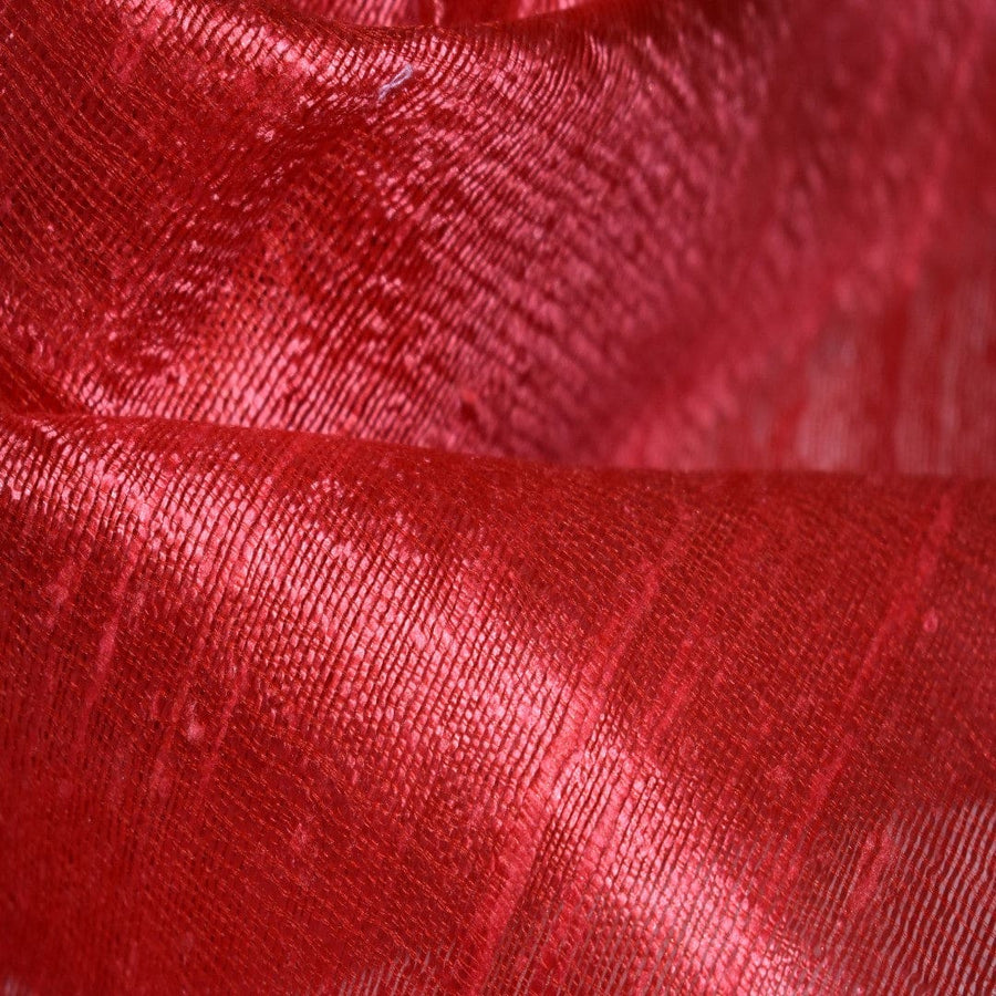 Esarfa-Sal din Matase Naturala Dupioni Raw Silk - Rosu Prafuit -> Cod:Dupion4 - esarfa sal din matase naturala dupioni raw silk