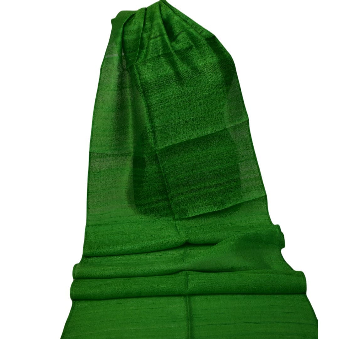 Esarfa-Sal din Matase Naturala Dupioni Raw Silk - Verde Iarba -> Cod:Dupion45 - esarfa sal din matase naturala dupioni raw silk