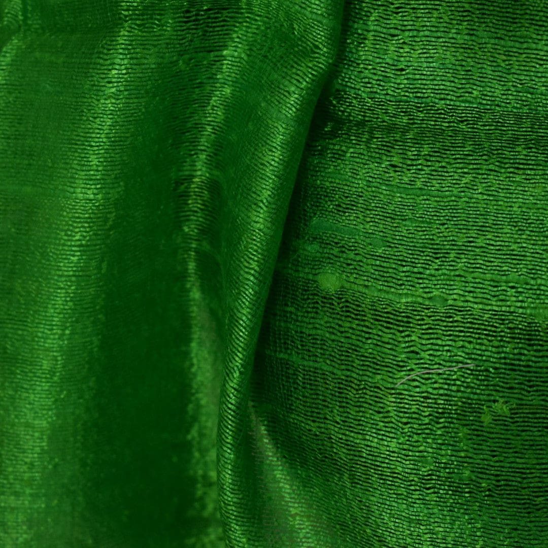 Esarfa-Sal din Matase Naturala Dupioni Raw Silk - Verde Iarba -> Cod:Dupion45 - esarfa sal din matase naturala dupioni raw silk