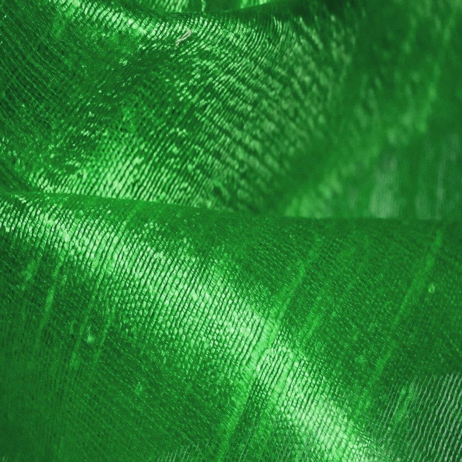 Esarfa-Sal din Matase Naturala Dupioni Raw Silk - Verde Iarba -> Cod:Dupion45 - esarfa sal din matase naturala dupioni raw silk