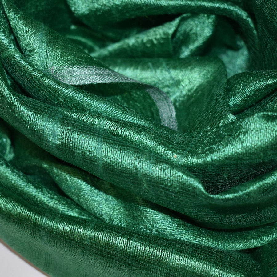Esarfa-Sal din Matase Naturala Dupioni Raw Silk - Verde Smarald -> Cod:Dupion46 - esarfa sal din matase naturala dupioni raw silk