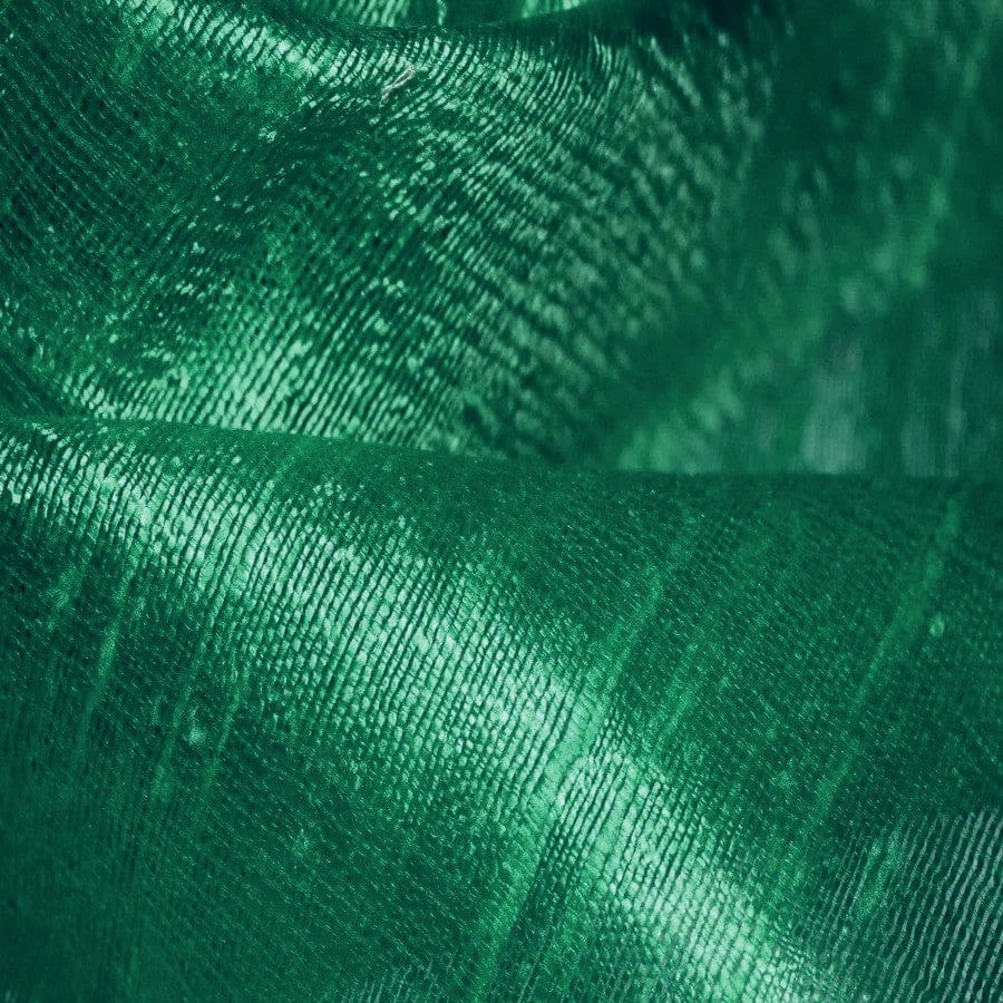 Esarfa-Sal din Matase Naturala Dupioni Raw Silk - Verde Smarald -> Cod:Dupion46 - esarfa sal din matase naturala dupioni raw silk