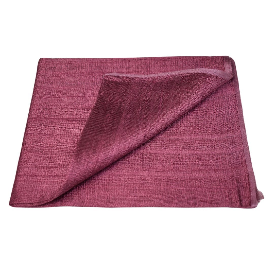 Esarfa-Sal din Matase Naturala Dupioni Raw Silk - Wine Magenta Shade -> Cod:Dupion1 - esarfa sal din matase naturala dupioni raw silk