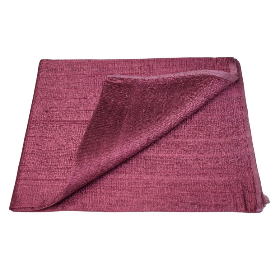 Esarfa-Sal din Matase Naturala Dupioni Raw Silk - Wine Magenta Shade -> Cod:Dupion1 - esarfa sal din matase naturala dupioni raw silk