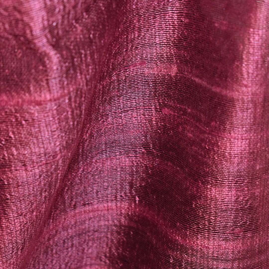 Esarfa-Sal din Matase Naturala Dupioni Raw Silk - Wine Magenta Shade -> Cod:Dupion1 - esarfa sal din matase naturala dupioni raw silk