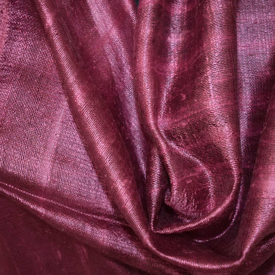 Esarfa-Sal din Matase Naturala Dupioni Raw Silk - Wine Magenta Shade -> Cod:Dupion1 - esarfa sal din matase naturala dupioni raw silk