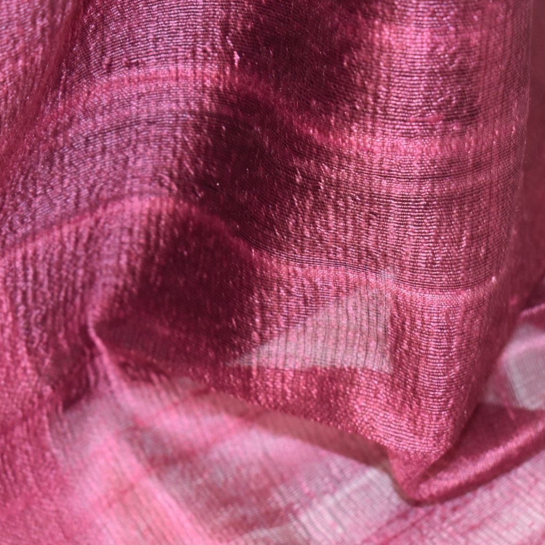 Esarfa-Sal din Matase Naturala Dupioni Raw Silk - Wine Magenta Shade -> Cod:Dupion1 - esarfa sal din matase naturala dupioni raw silk