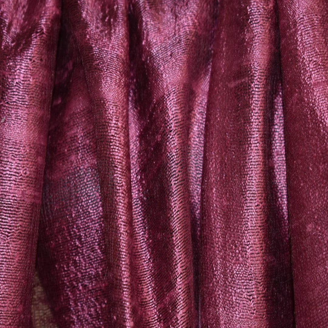 Esarfa-Sal din Matase Naturala Dupioni Raw Silk - Wine Magenta Shade -> Cod:Dupion1 - esarfa sal din matase naturala dupioni raw silk