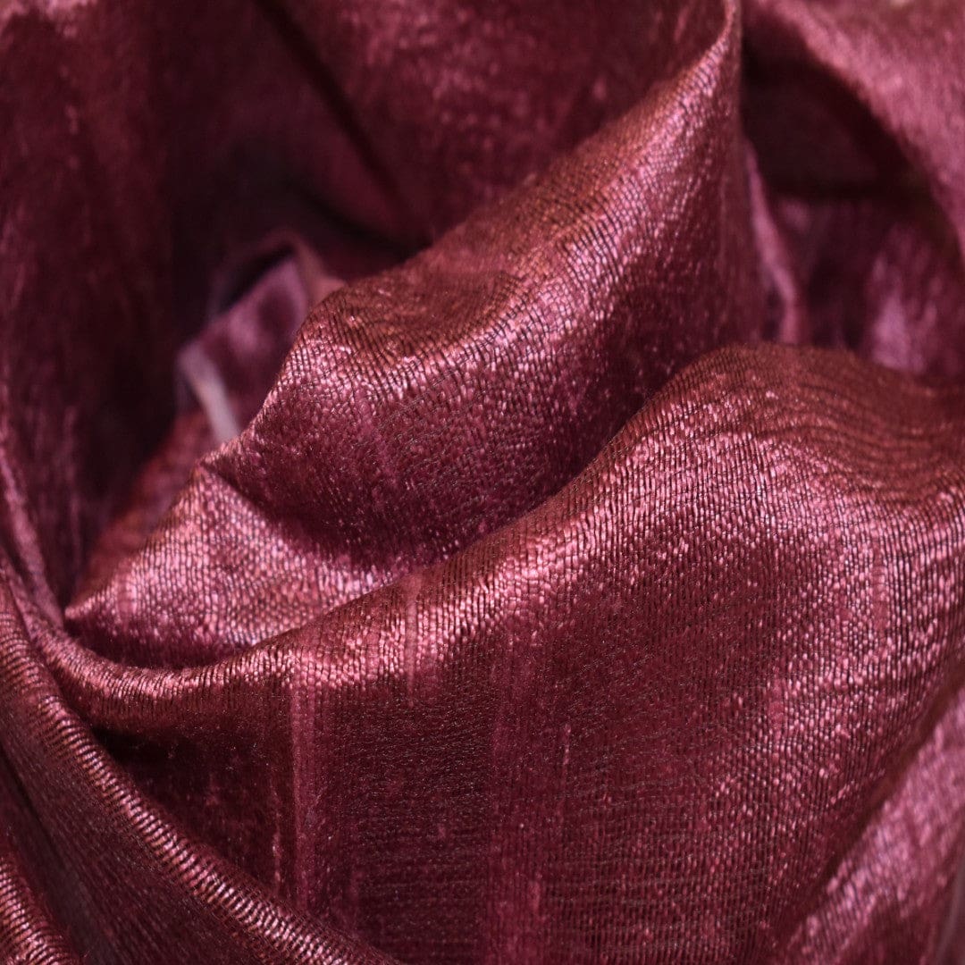 Esarfa-Sal din Matase Naturala Dupioni Raw Silk - Wine Magenta Shade -> Cod:Dupion1 - esarfa sal din matase naturala dupioni raw silk