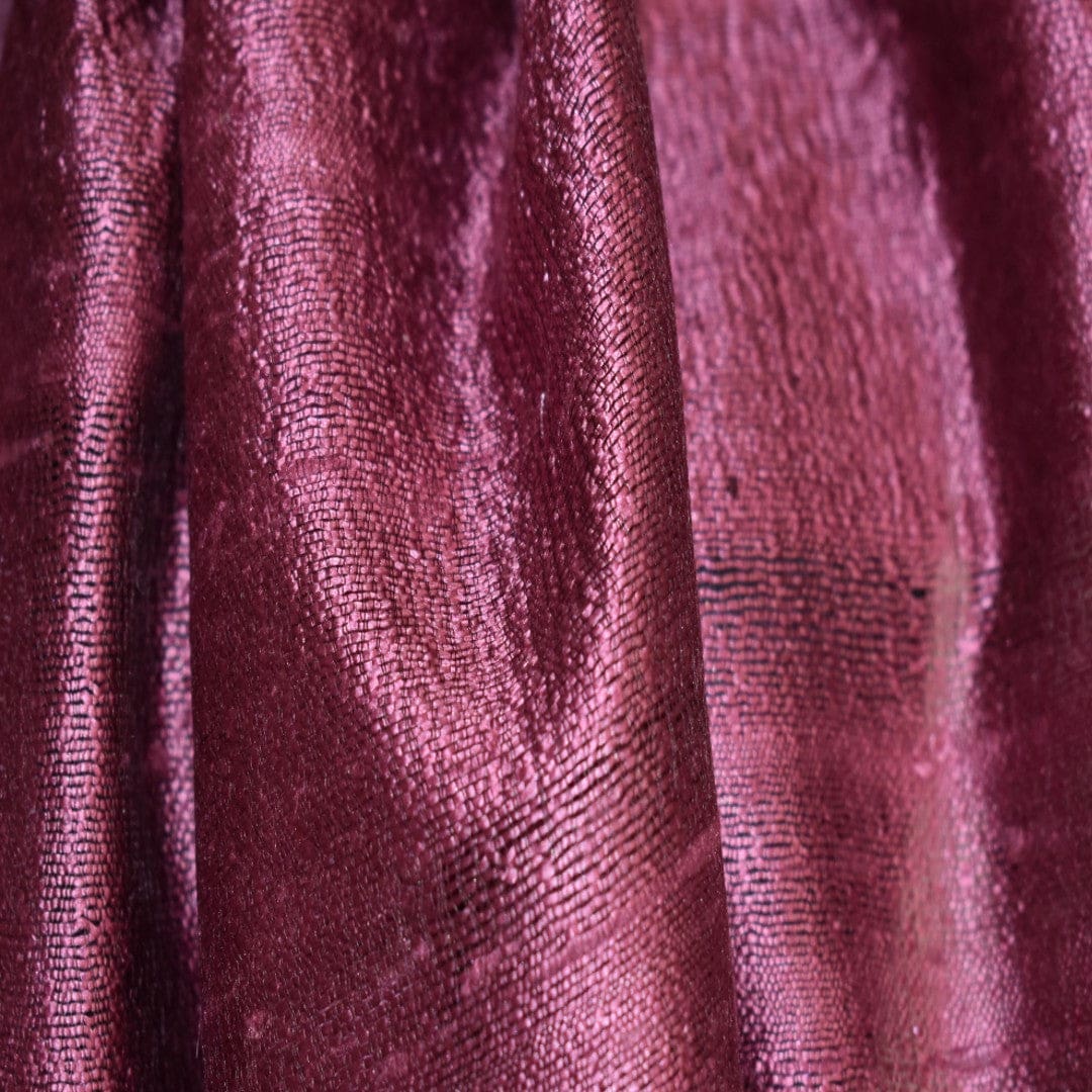 Esarfa-Sal din Matase Naturala Dupioni Raw Silk - Wine Magenta Shade -> Cod:Dupion1 - esarfa sal din matase naturala dupioni raw silk