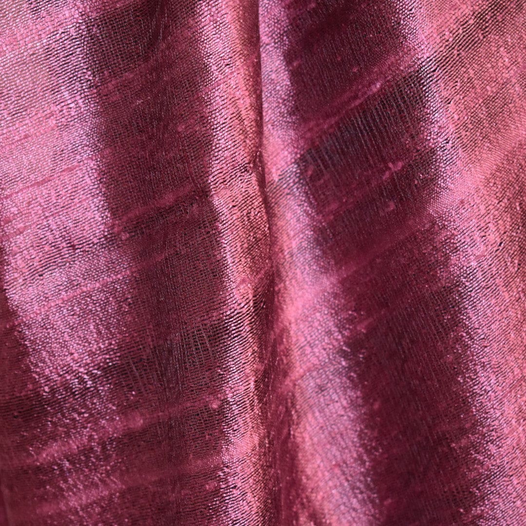 Esarfa-Sal din Matase Naturala Dupioni Raw Silk - Wine Magenta Shade -> Cod:Dupion1 - esarfa sal din matase naturala dupioni raw silk