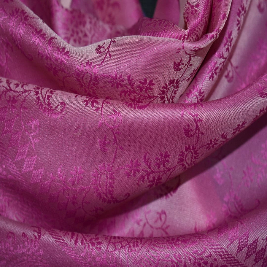 Esarfa-Sal din Matase Naturala si Fibre de Bananier -> PurpleMagenta & Bej -> Cod: New Banana Silk6 - Esarfa din matase naturala si fibre de