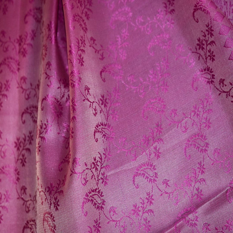 Esarfa-Sal din Matase Naturala si Fibre de Bananier -> PurpleMagenta & Bej -> Cod: New Banana Silk6 - Esarfa din matase naturala si fibre de
