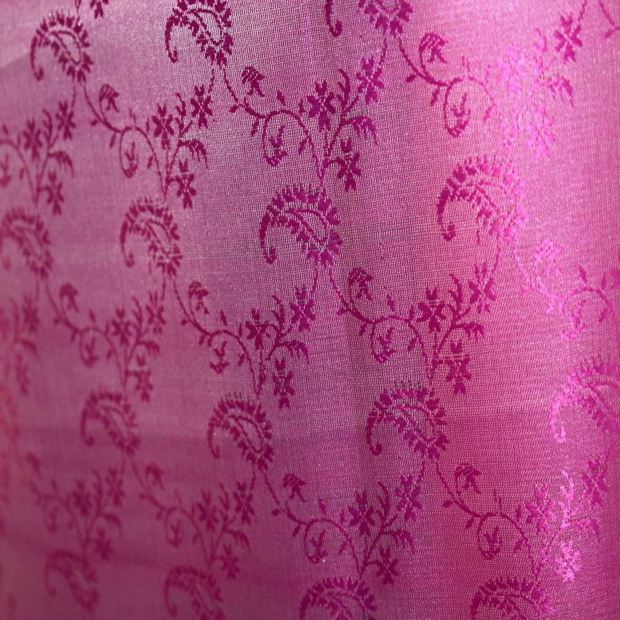 Esarfa-Sal din Matase Naturala si Fibre de Bananier -> PurpleMagenta & Bej -> Cod: New Banana Silk6 - Esarfa din matase naturala si fibre de