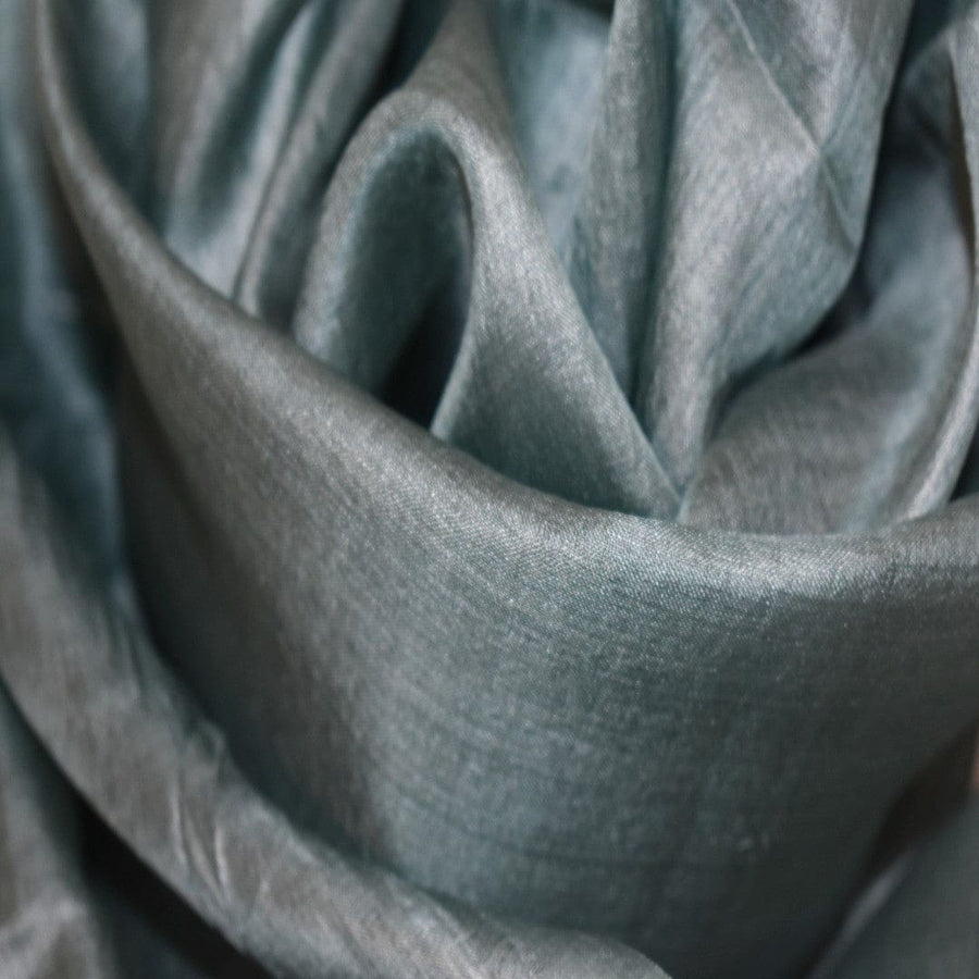 Esarfa-Sal din Matase Naturala Tussar Silk -> Heritage Shades of Blue Grey (Cod: Tussar7) - esarfa matase naturala tussar