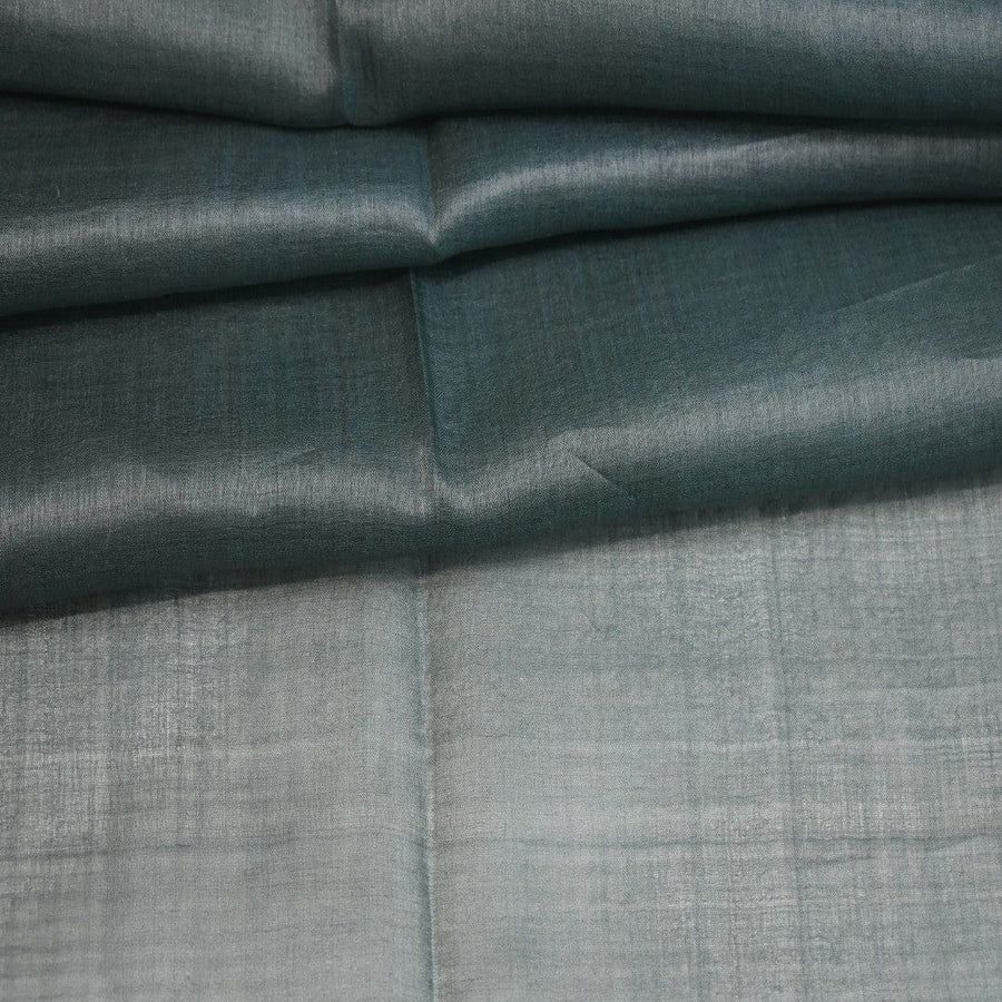 Esarfa-Sal din Matase Naturala Tussar Silk -> Heritage Shades of Blue Grey (Cod: Tussar7) - esarfa matase naturala tussar