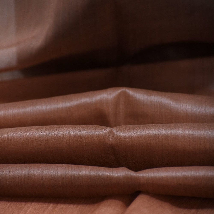 Esarfa-Sal din Matase Naturala Tussar Silk -> Heritage Shades of Cioco Mocha - Esarfa Matase Premium