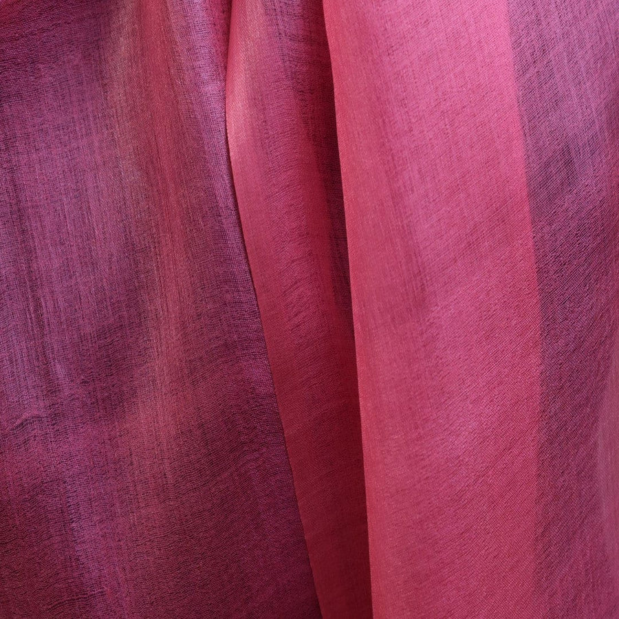 Esarfa-Sal din Matase Naturala Tussar Silk -> Heritage Shades of Magenta Roze (Cod: Tussar9) - esarfa matase naturala tussar