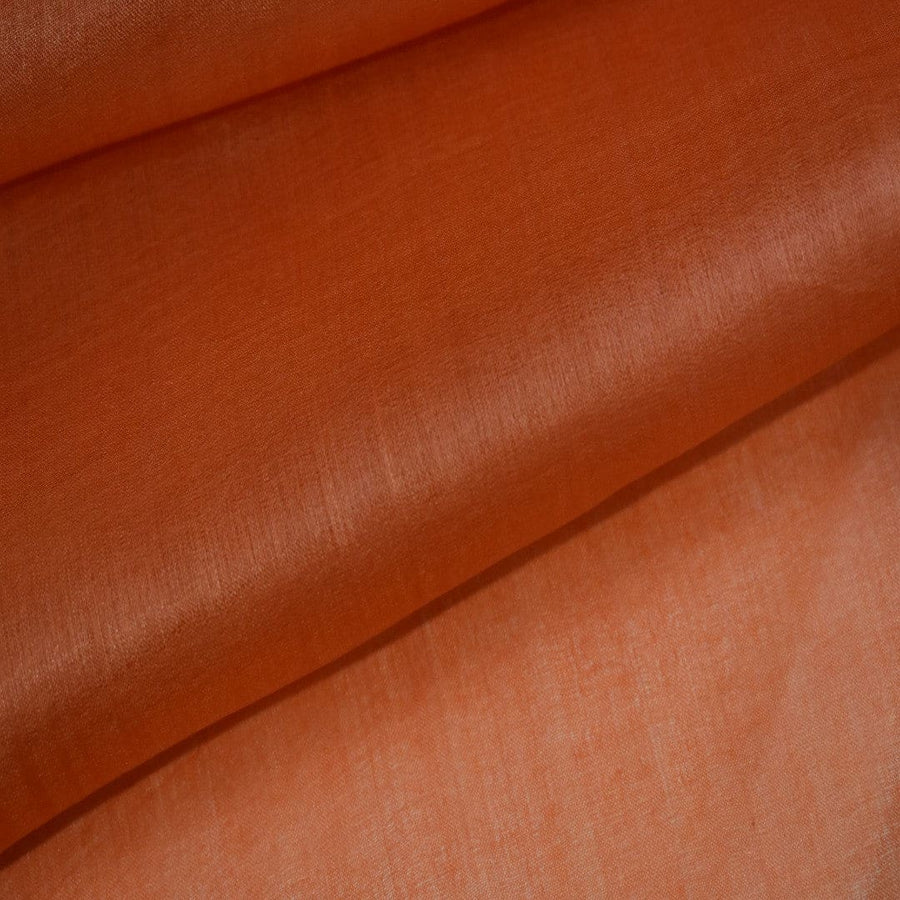 Esarfa-Sal din Matase Naturala Tussar Silk -> Heritage Shades of Orange Tangerine (Cod: Tussar8) - esarfa matase naturala tussar