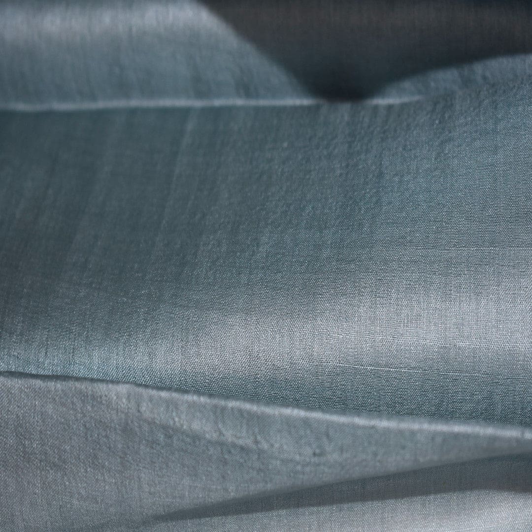 Esarfa-Sal din Matase Naturala Tussar Silk -> Heritage Shades of Steel Blue (Cod: Tussar10) - esarfa matase naturala tussar