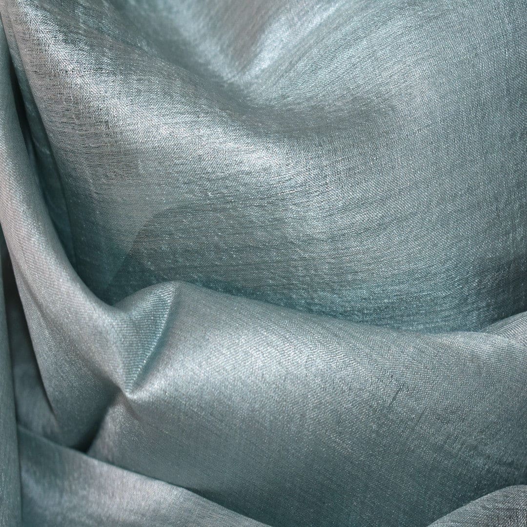 Esarfa-Sal din Matase Naturala Tussar Silk -> Heritage Shades of Steel Blue (Cod: Tussar10) - esarfa matase naturala tussar