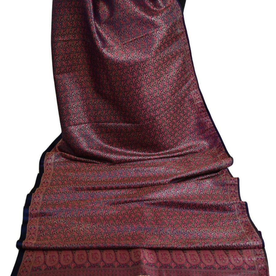 Esarfa-Sal - Handloom Banarasi Katan Silk Brocart /Mulberry Silk & Zari Border-> Brocart10 - esarfa Sal Banarasi Katan Silk Brocart