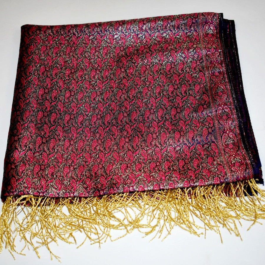 Esarfa-Sal - Handloom Banarasi Katan Silk Brocart /Mulberry Silk & Zari Border-> Brocart10 - esarfa Sal Banarasi Katan Silk Brocart