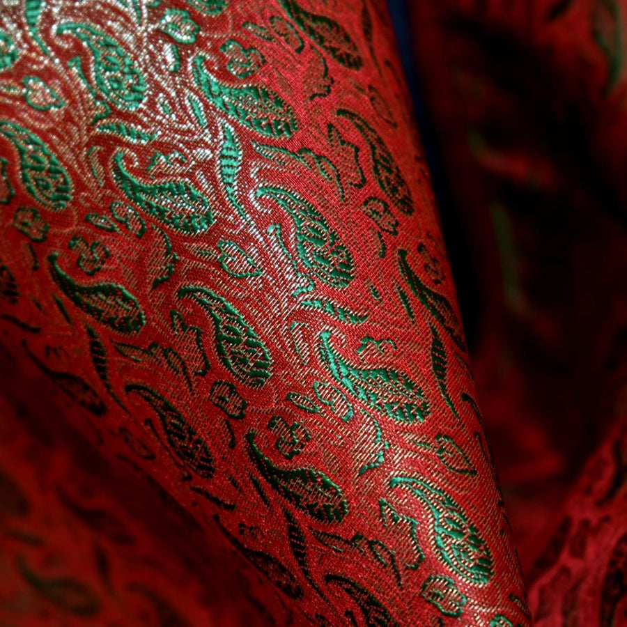Esarfa-Sal - Handloom Banarasi Katan Silk Brocart /Mulberry Silk & Zari Border-> Brocart11 - esarfa Sal Banarasi Katan Silk Brocart